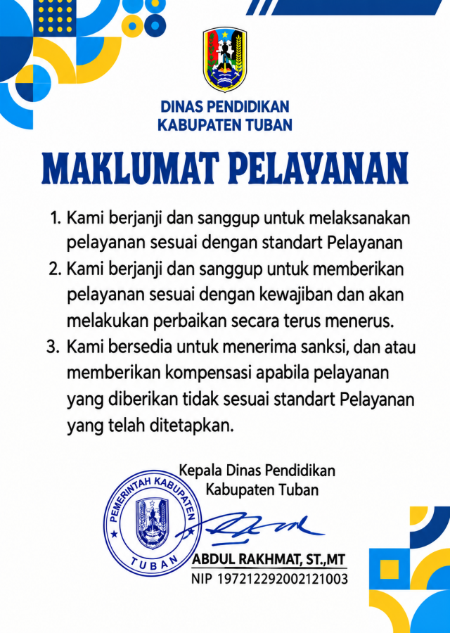 Maklumat Pelayanan